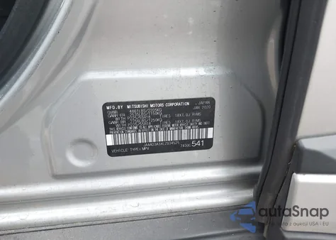 2020 Mitsubishi Outlander Le 2.4/Se 2.4/Sel 2.4/Sp 2.4 из США, поврежденный, VIN JA4AD3A3XLZ034525